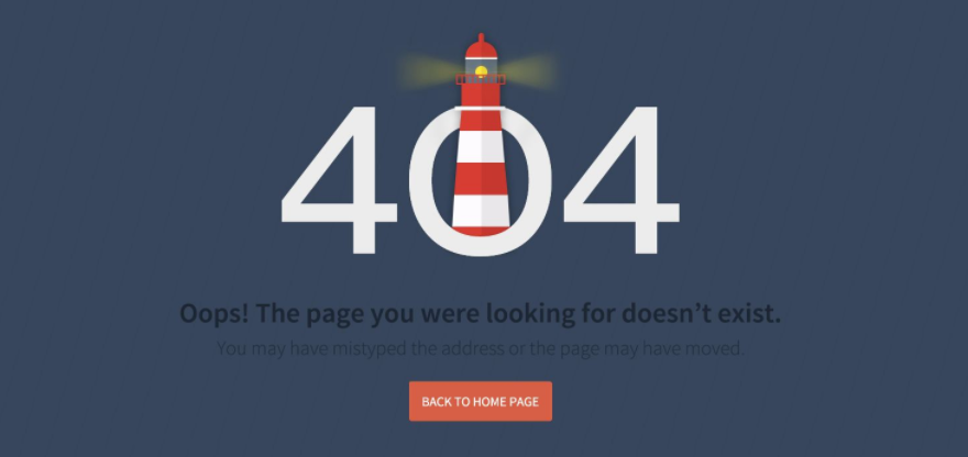 404 英文页面